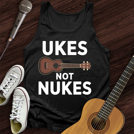 Ukes Not Nukes Tank Top