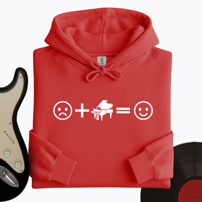 Piano Makes Me Happy Hoodie