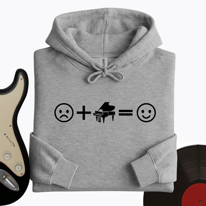 Piano Makes Me Happy Hoodie
