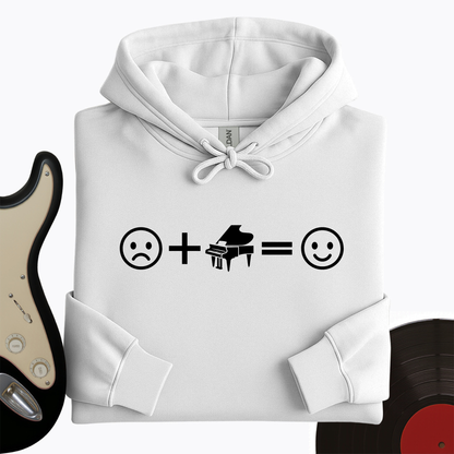 Piano Makes Me Happy Hoodie
