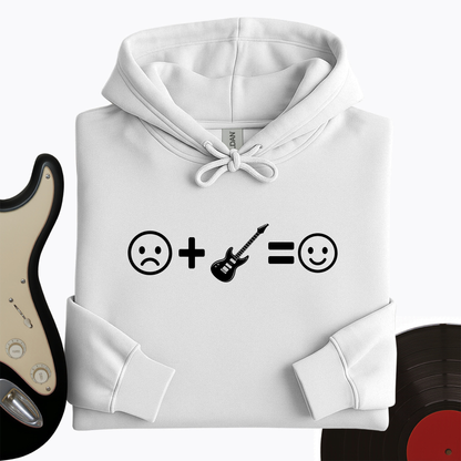 Electric Guitar Makes Me Happy Hoodie