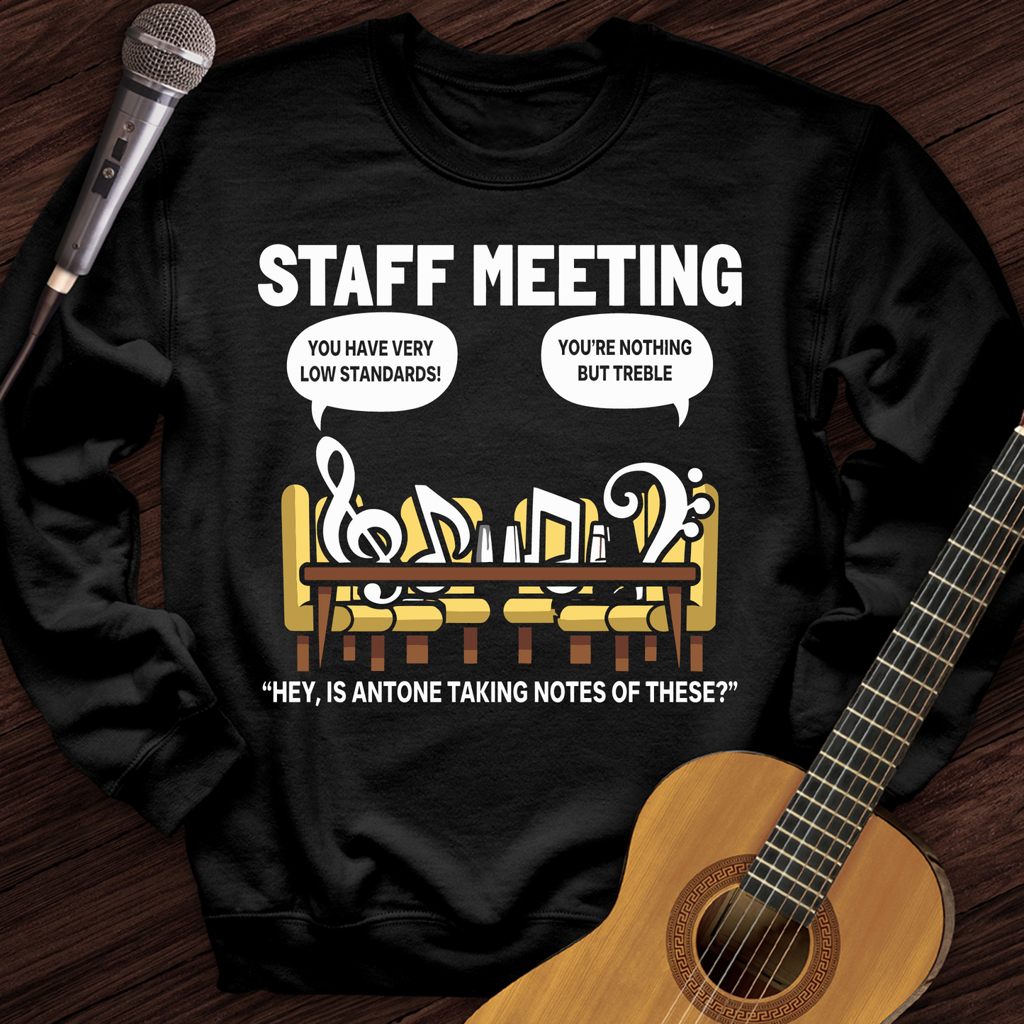 Staff Meeting Crewneck