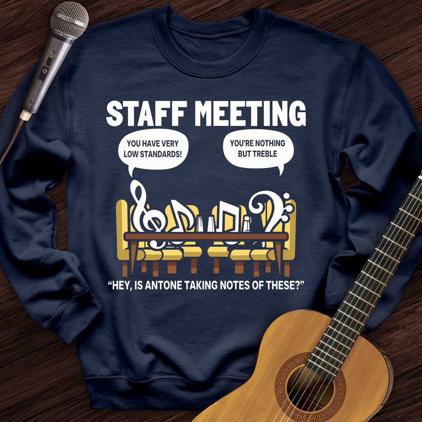 Staff Meeting Crewneck