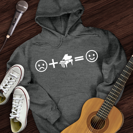 Piano Makes Me Happy Hoodie