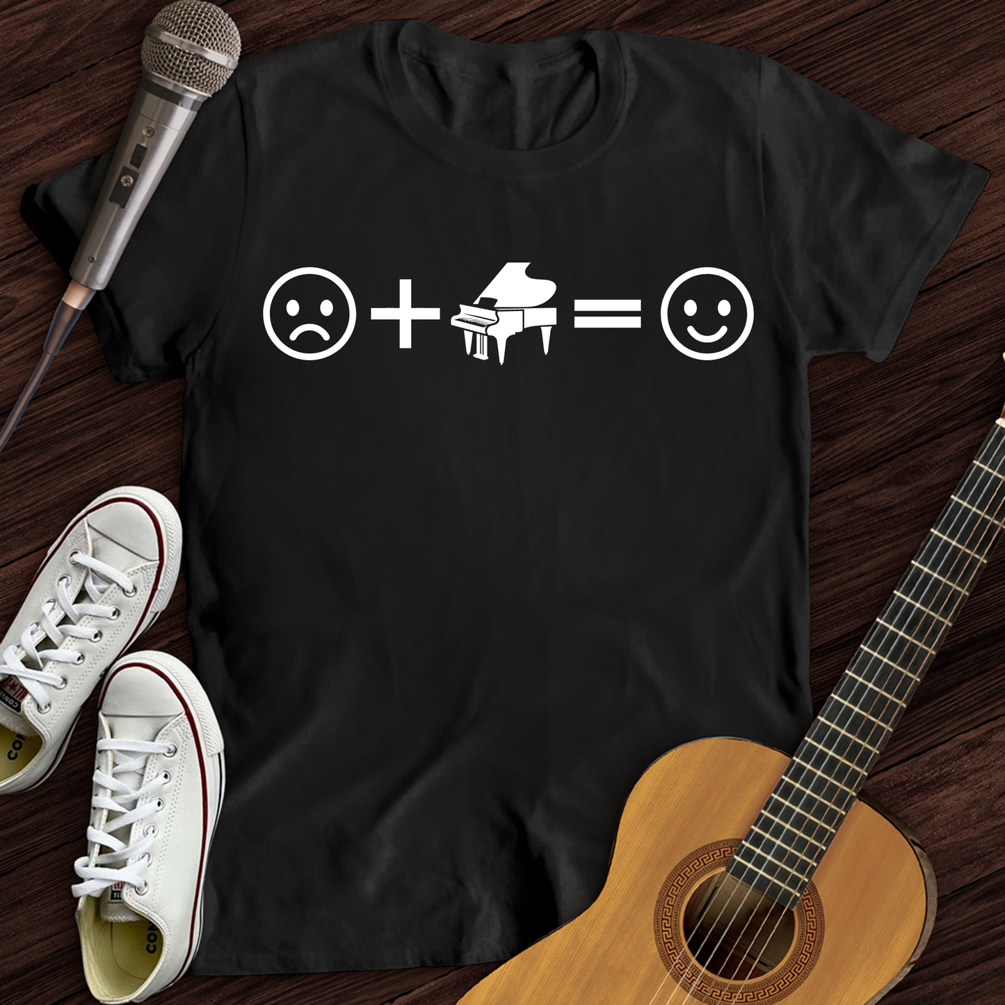 Piano Makes Me Happy T-Shirt