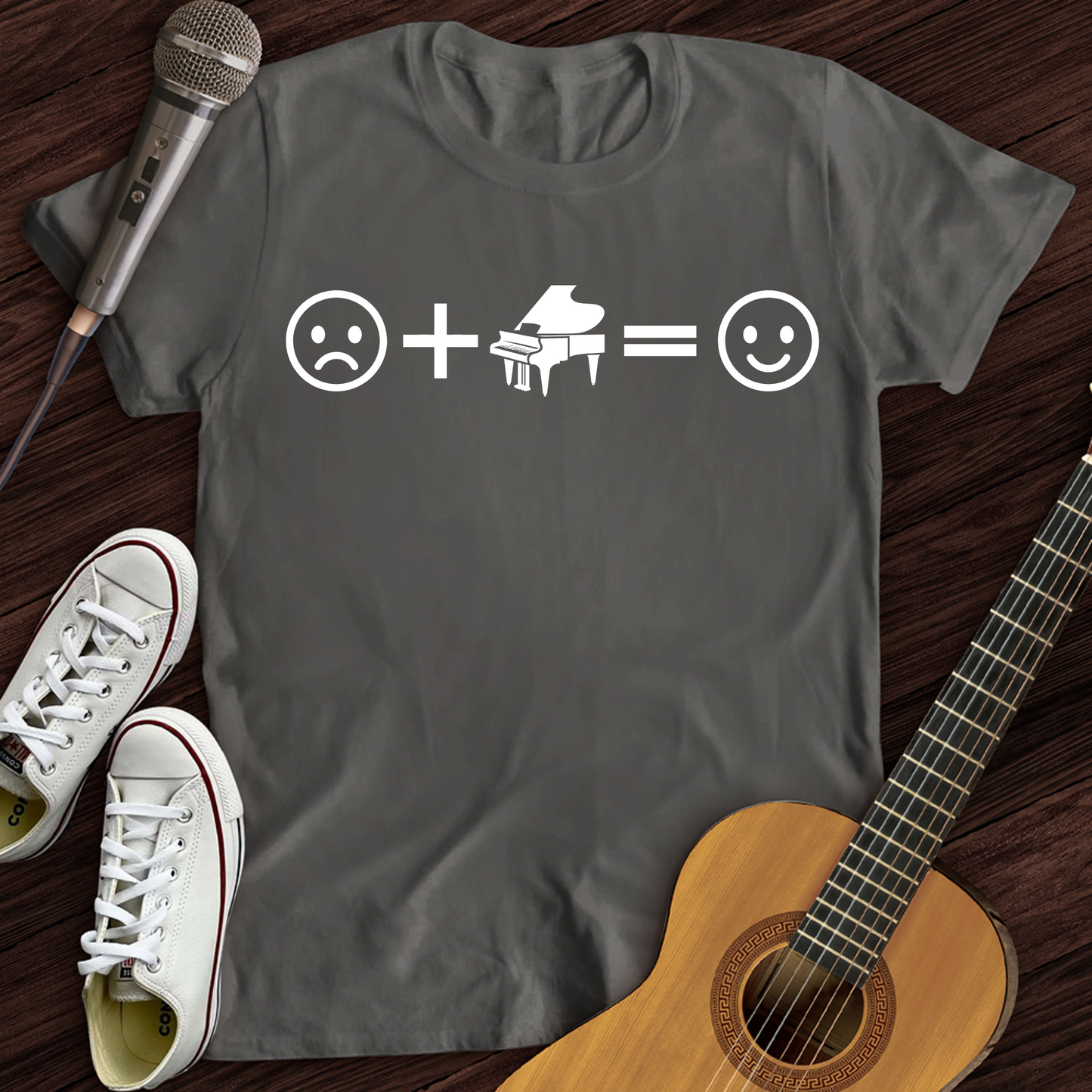 Piano Makes Me Happy T-Shirt