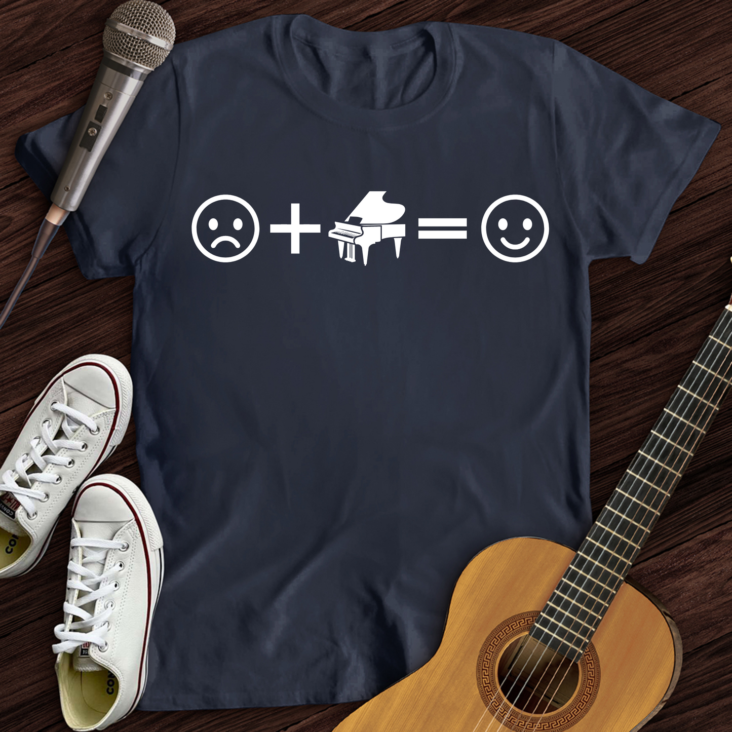 Piano Makes Me Happy T-Shirt