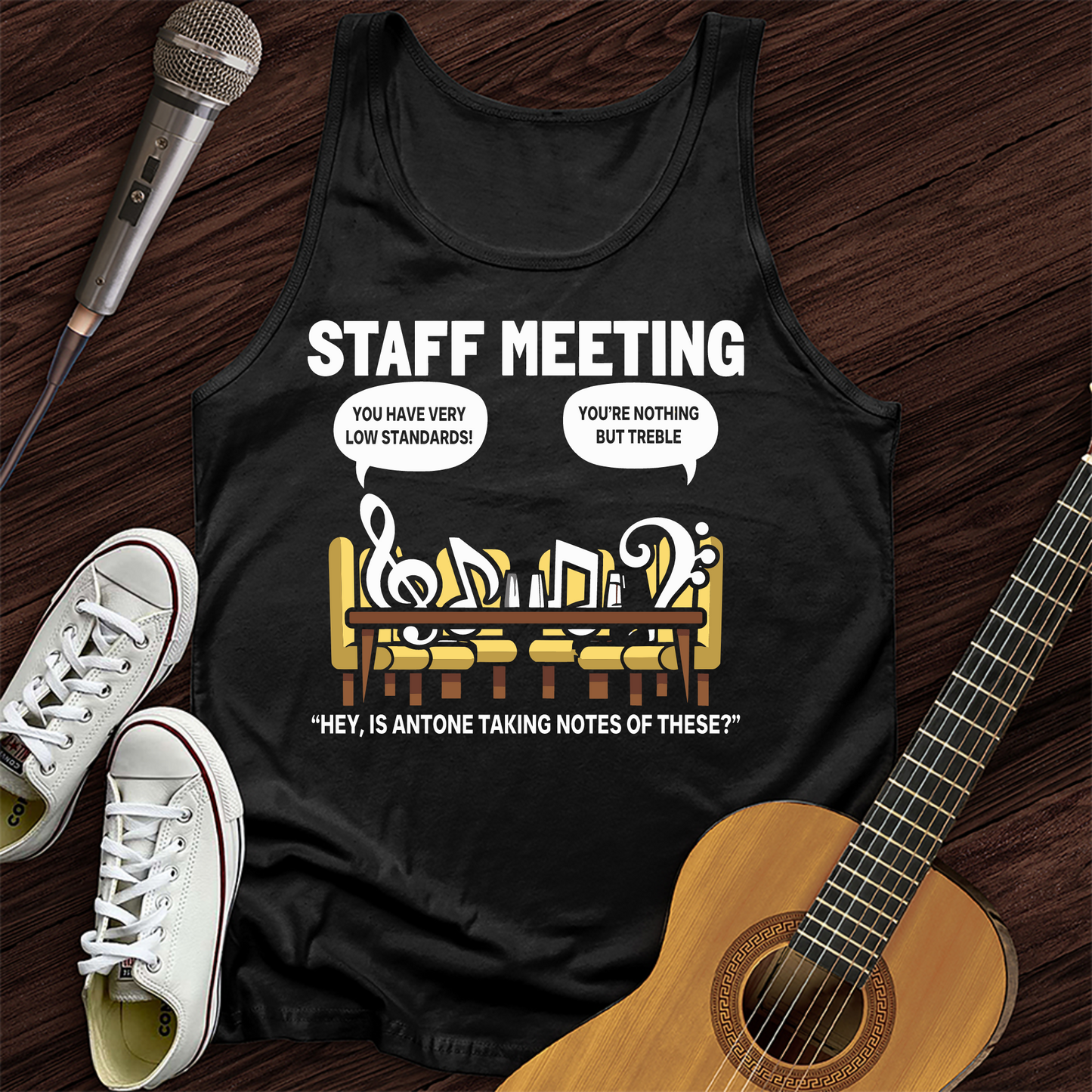 Staff Meeting Tank Top