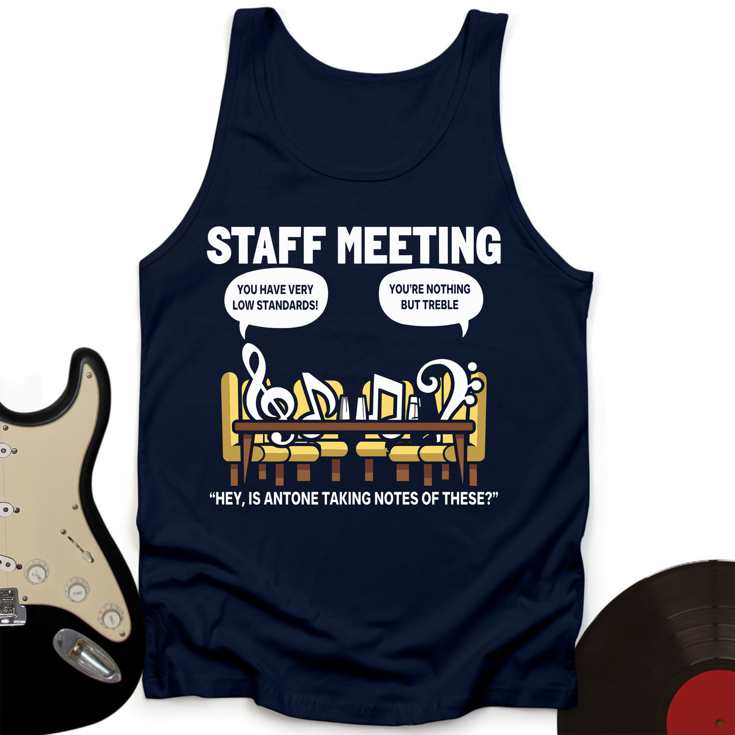 Staff Meeting Tank Top