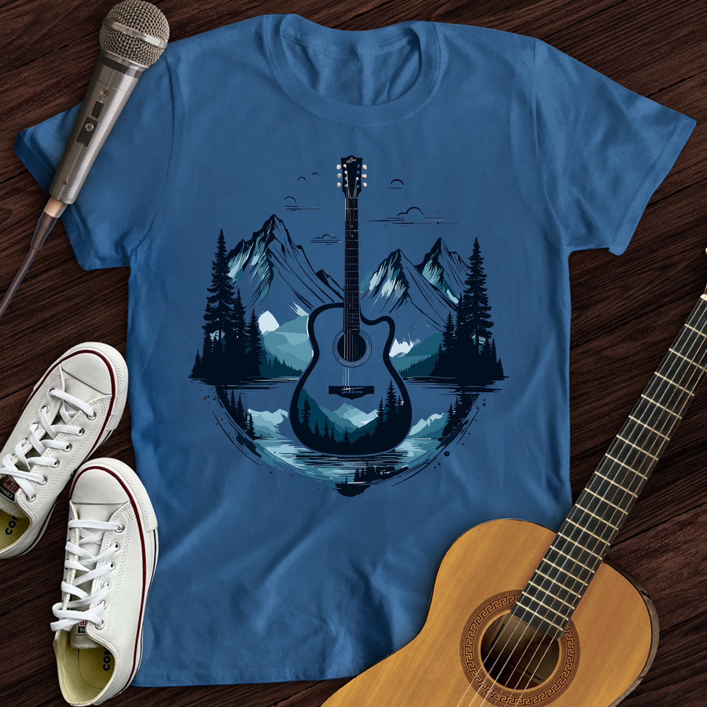 Glacier Guitar T-Shirt