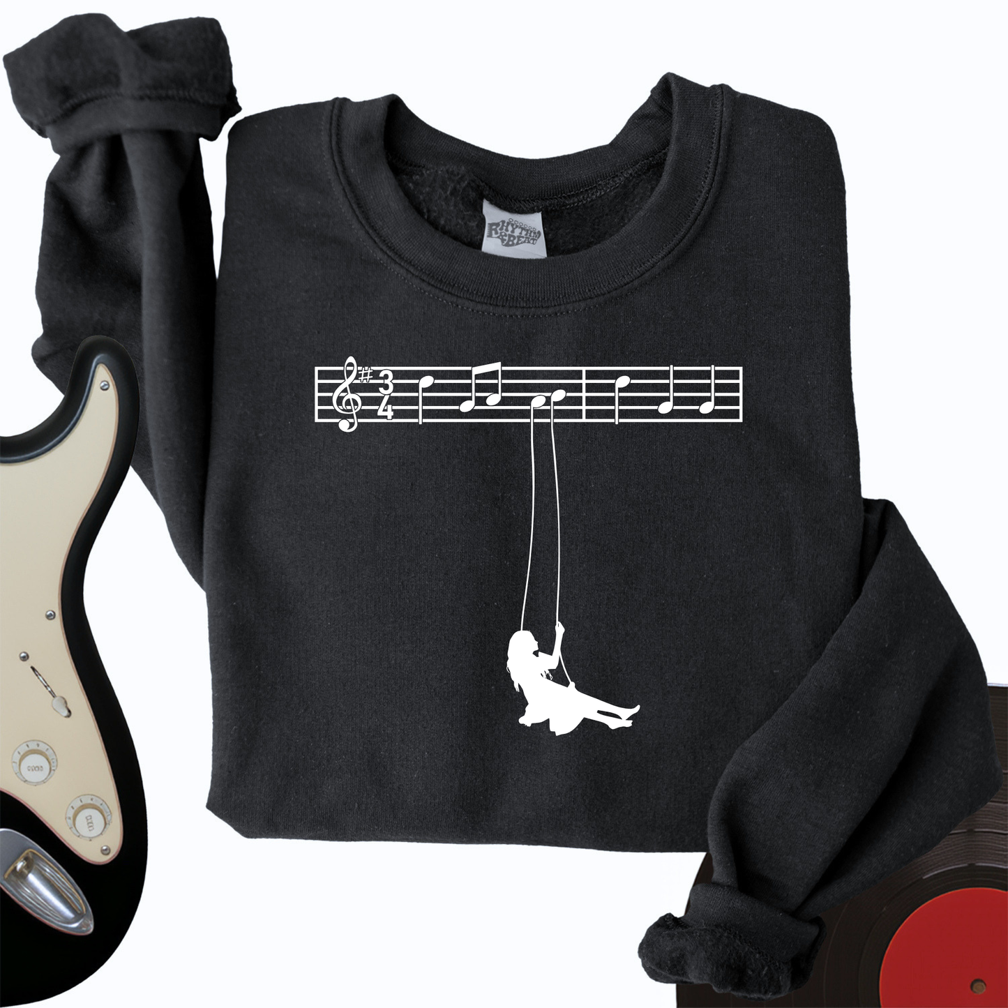 Swing With Music Crewneck