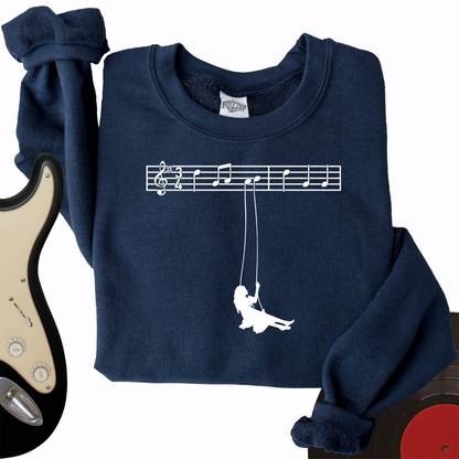 Swing With Music Crewneck