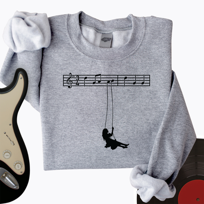 Swing With Music Crewneck