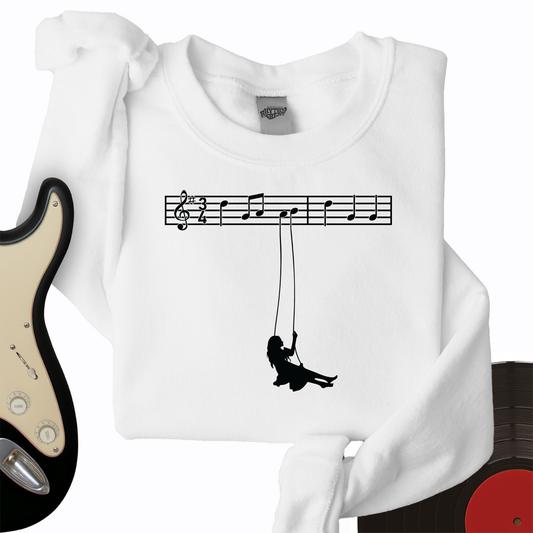 Swing With Music Crewneck
