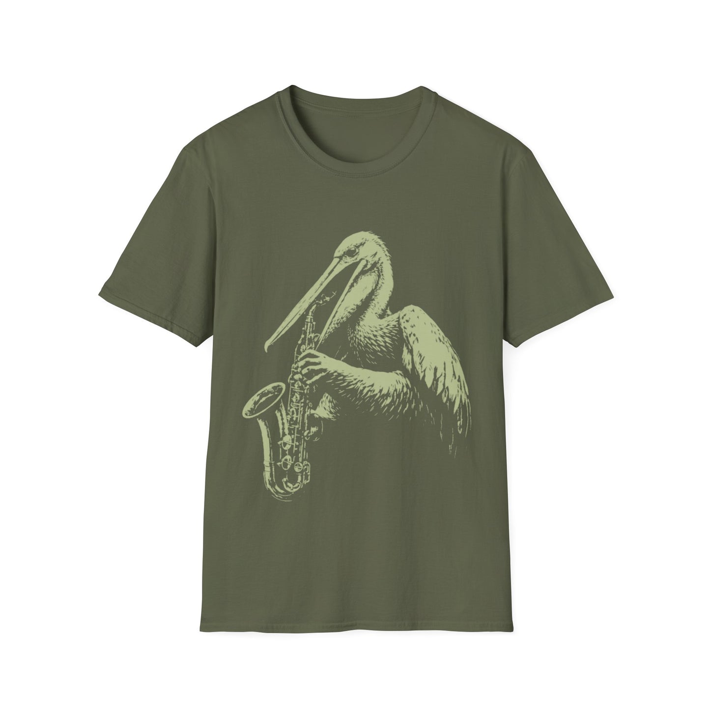 Pelican Saxophonist T-Shirt