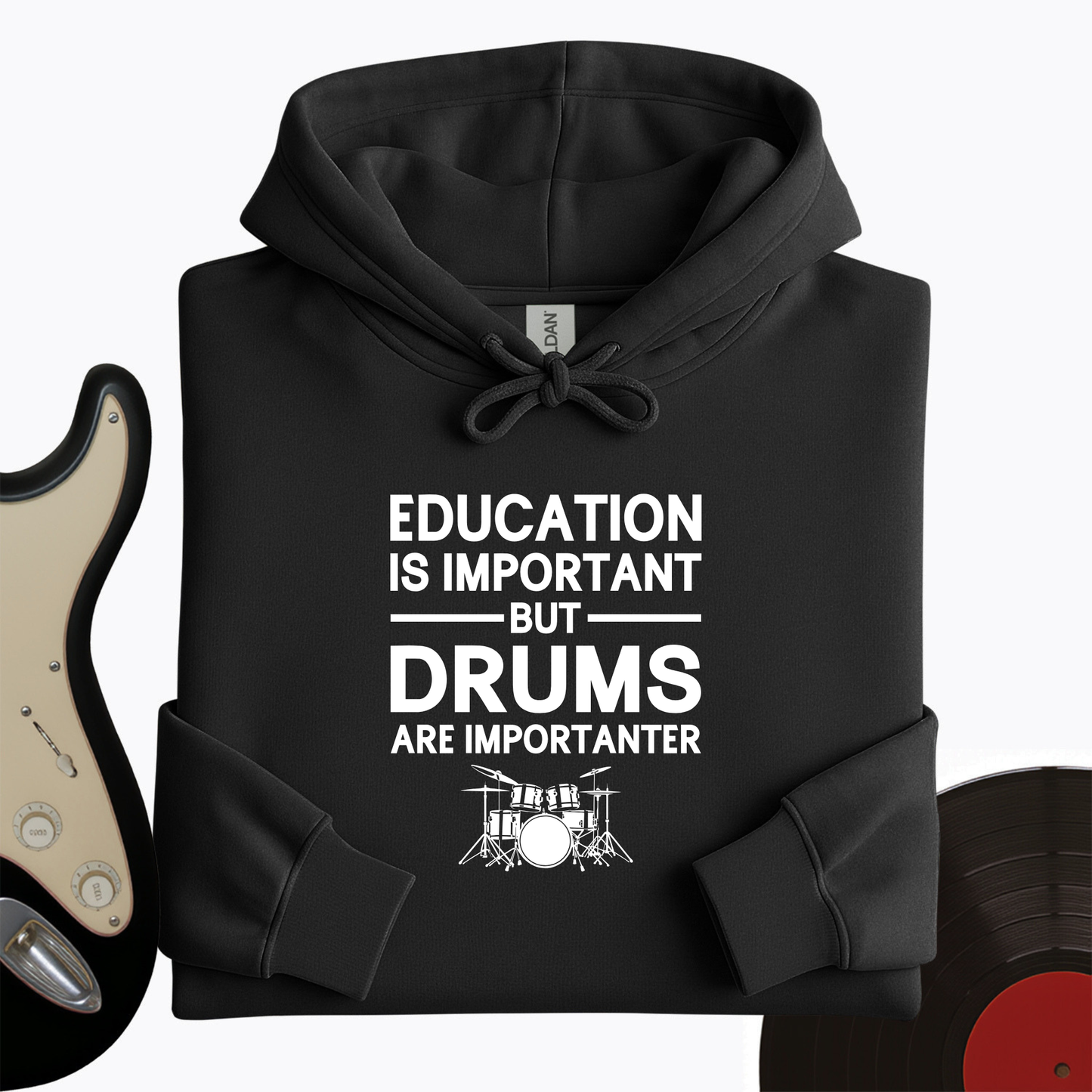 Education Is Important But Drum Is Importanter Hoodie