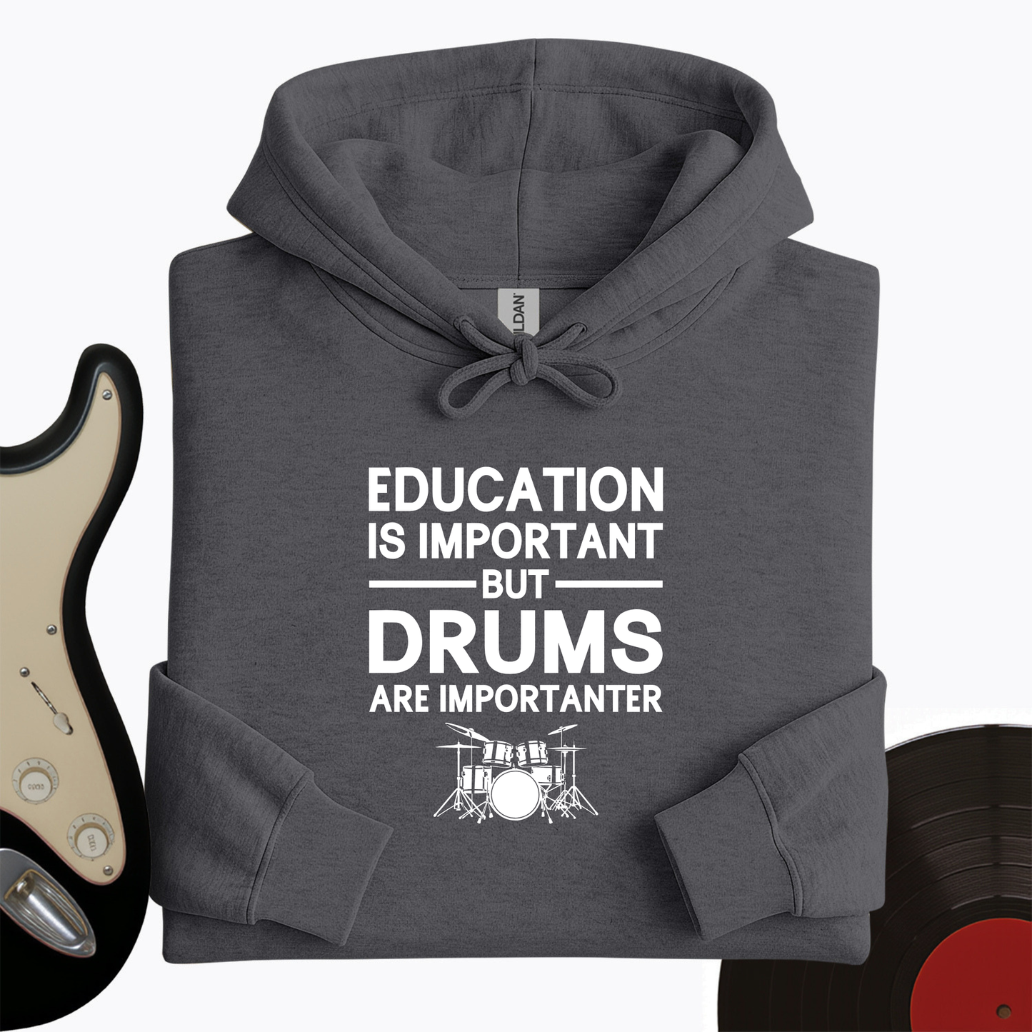 Education Is Important But Drum Is Importanter Hoodie