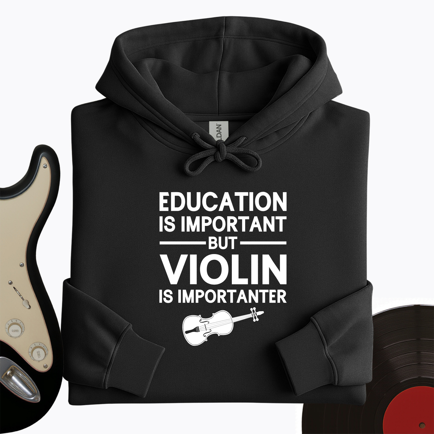 Education Is Important But Violin Is Importanter Hoodie