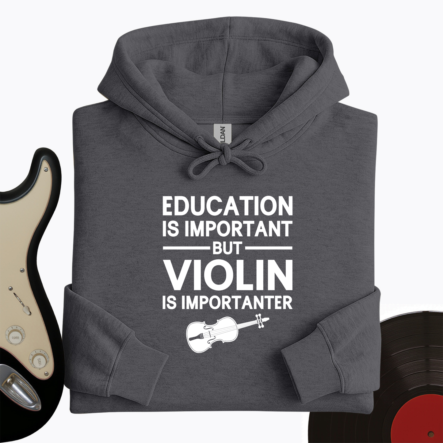 Education Is Important But Violin Is Importanter Hoodie