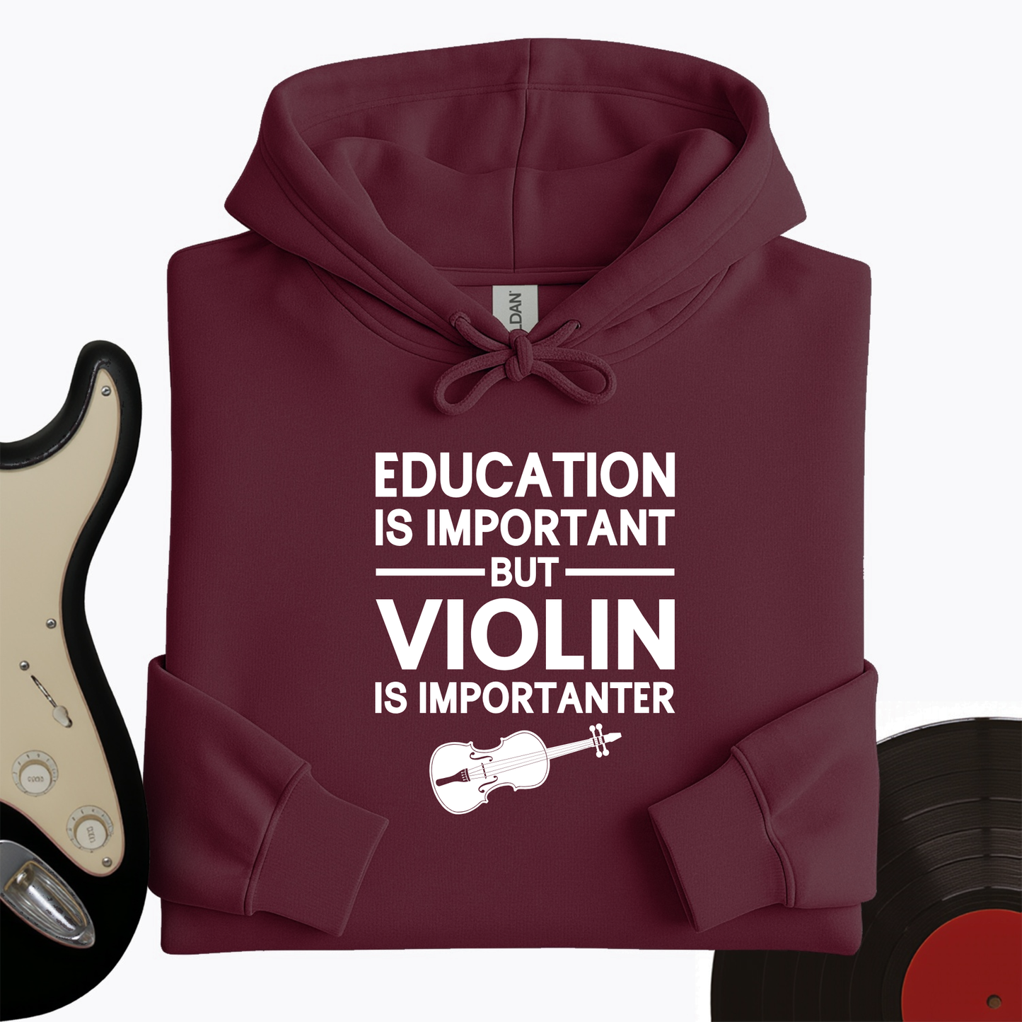 Education Is Important But Violin Is Importanter Hoodie