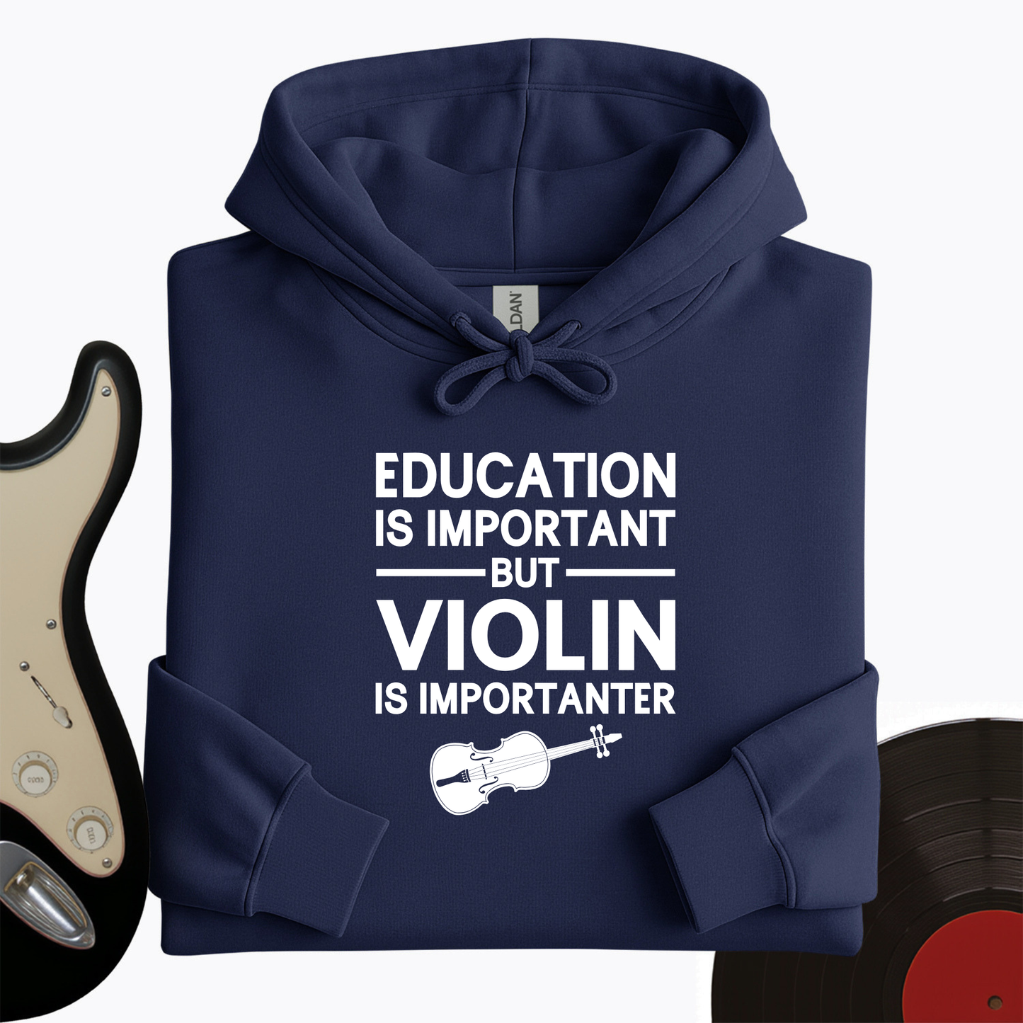 Education Is Important But Violin Is Importanter Hoodie