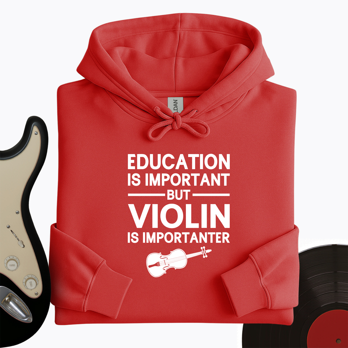 Education Is Important But Violin Is Importanter Hoodie