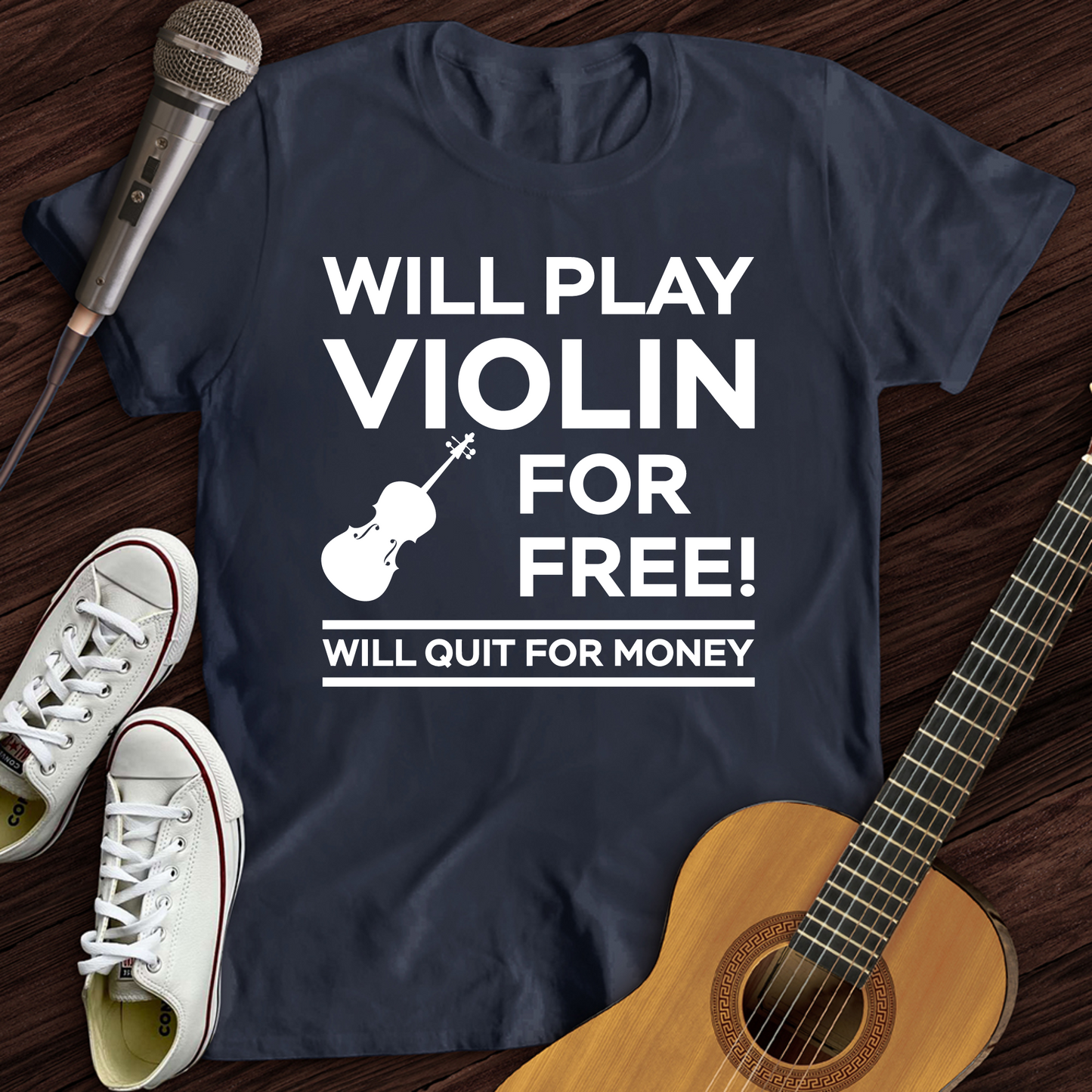 Play Violin For Free T-Shirt