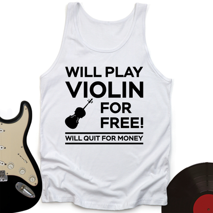 Play Violin For Free Tank Top