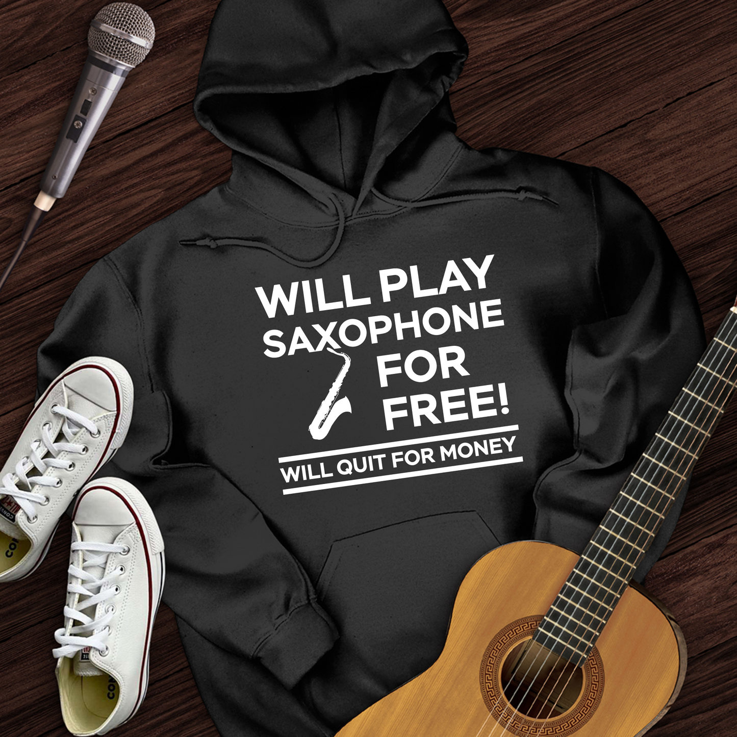 Play Saxophone For Free Hoodie