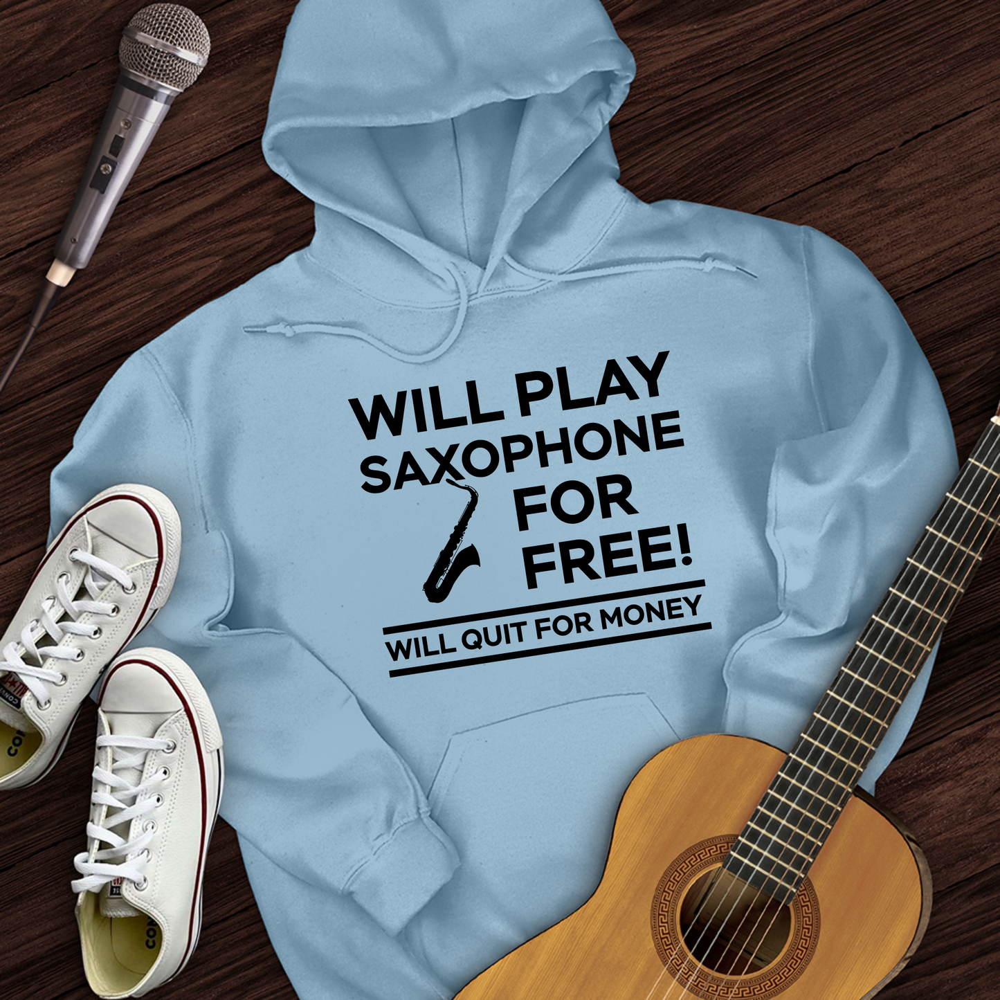 Play Saxophone For Free Hoodie