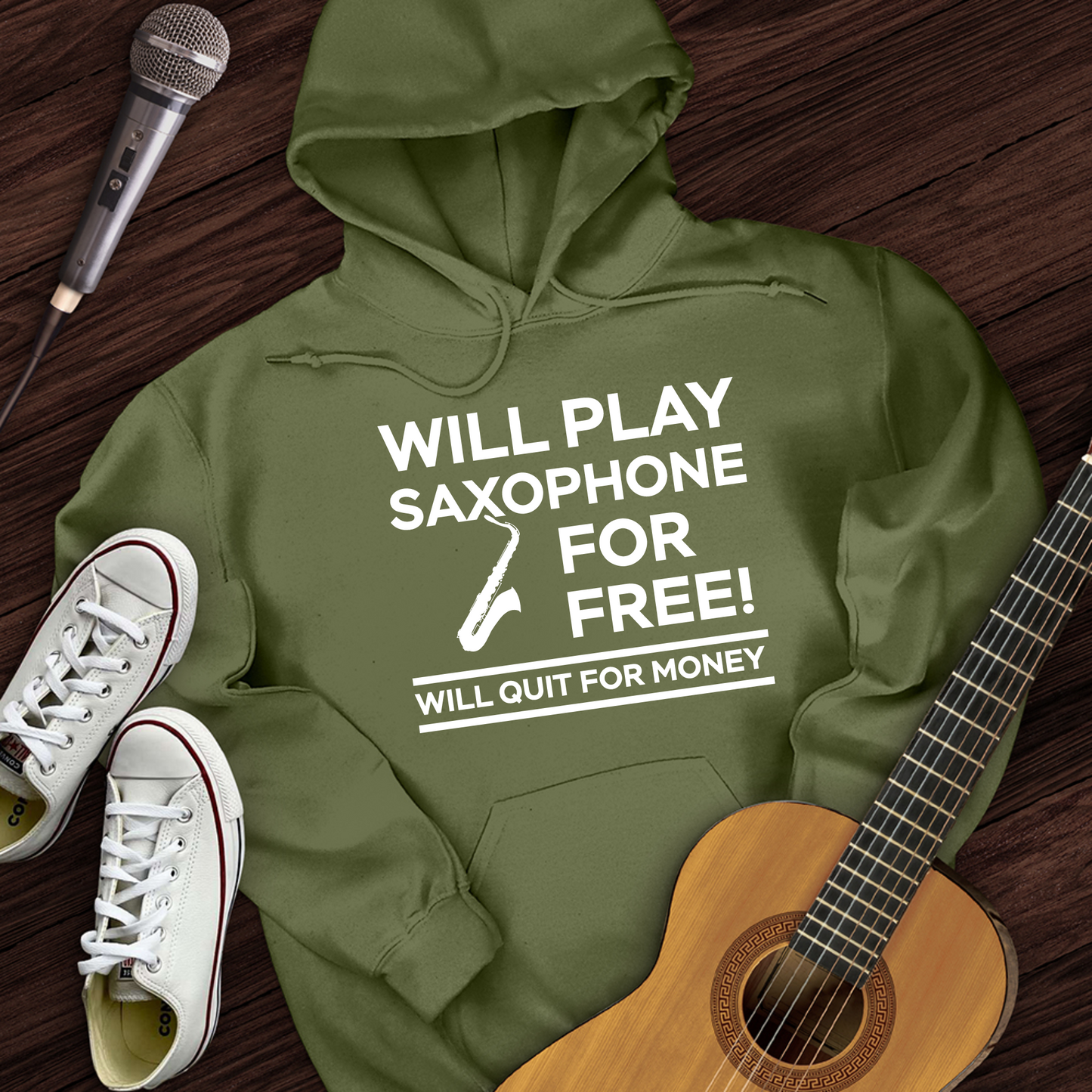 Play Saxophone For Free Hoodie