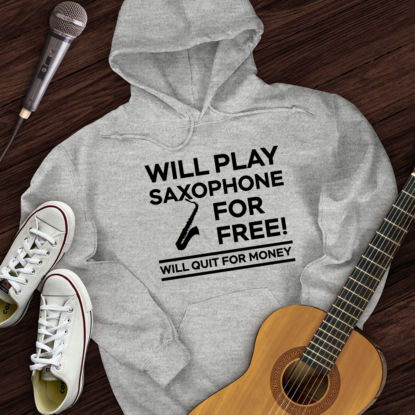 Play Saxophone For Free Hoodie