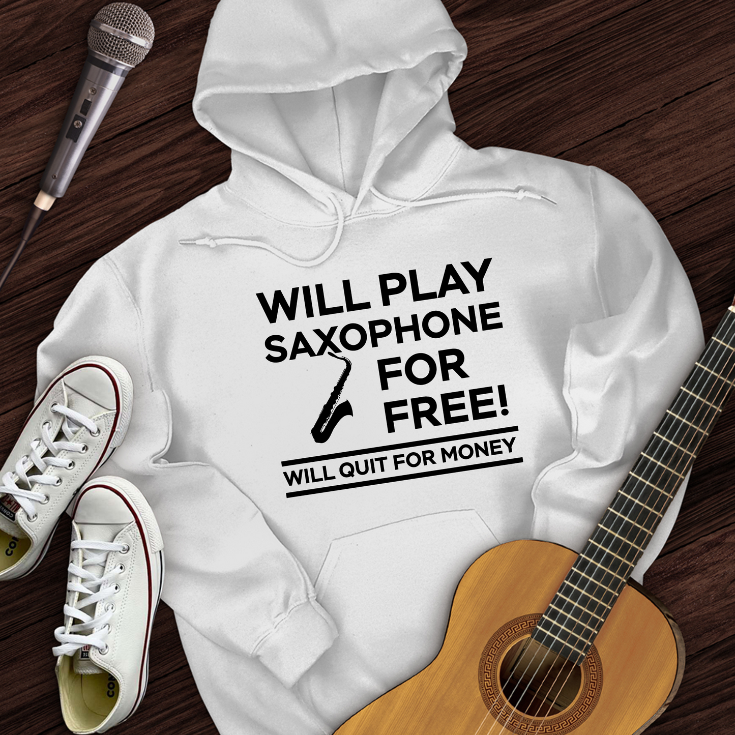 Play Saxophone For Free Hoodie