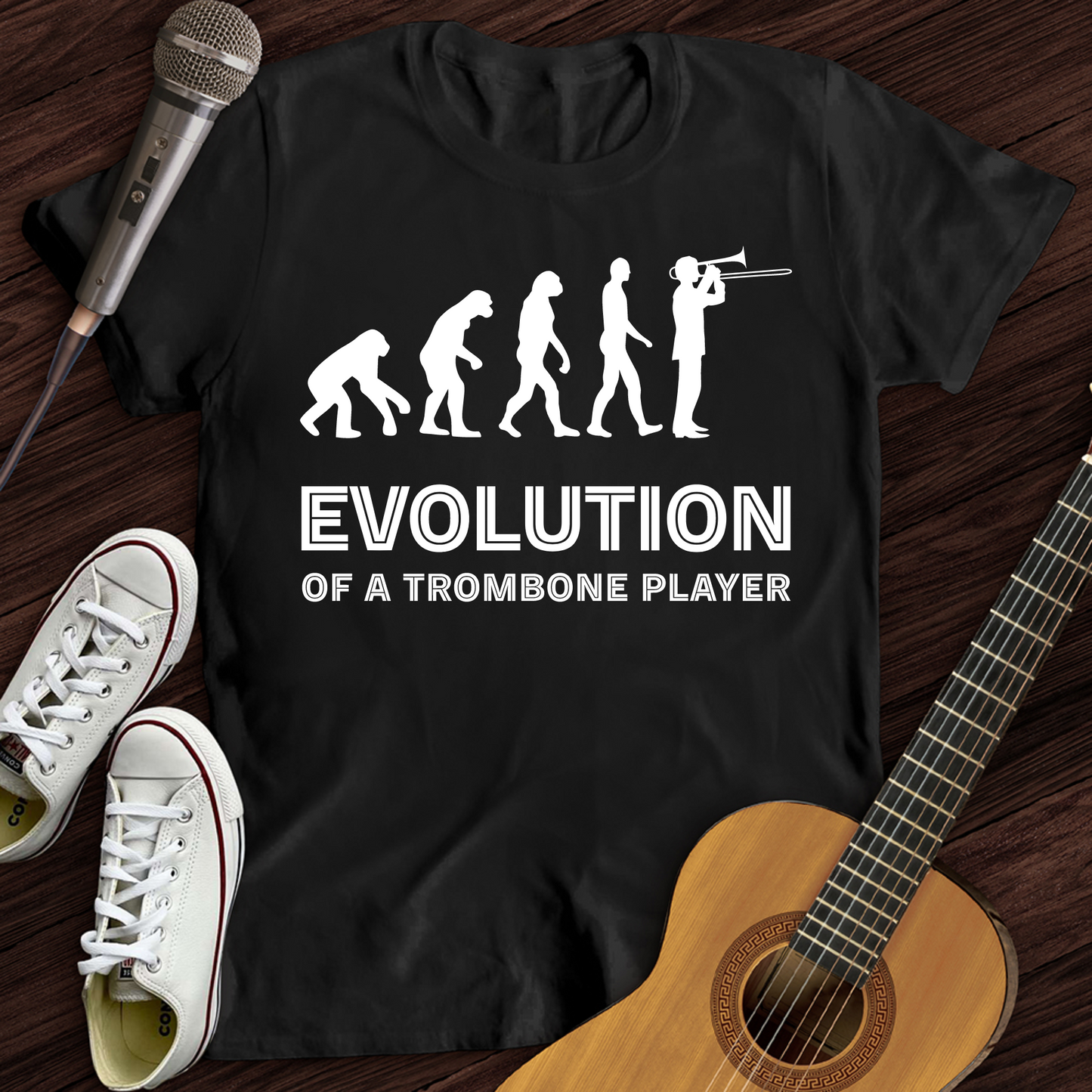 Evolution Of A Trombone Player T-Shirt