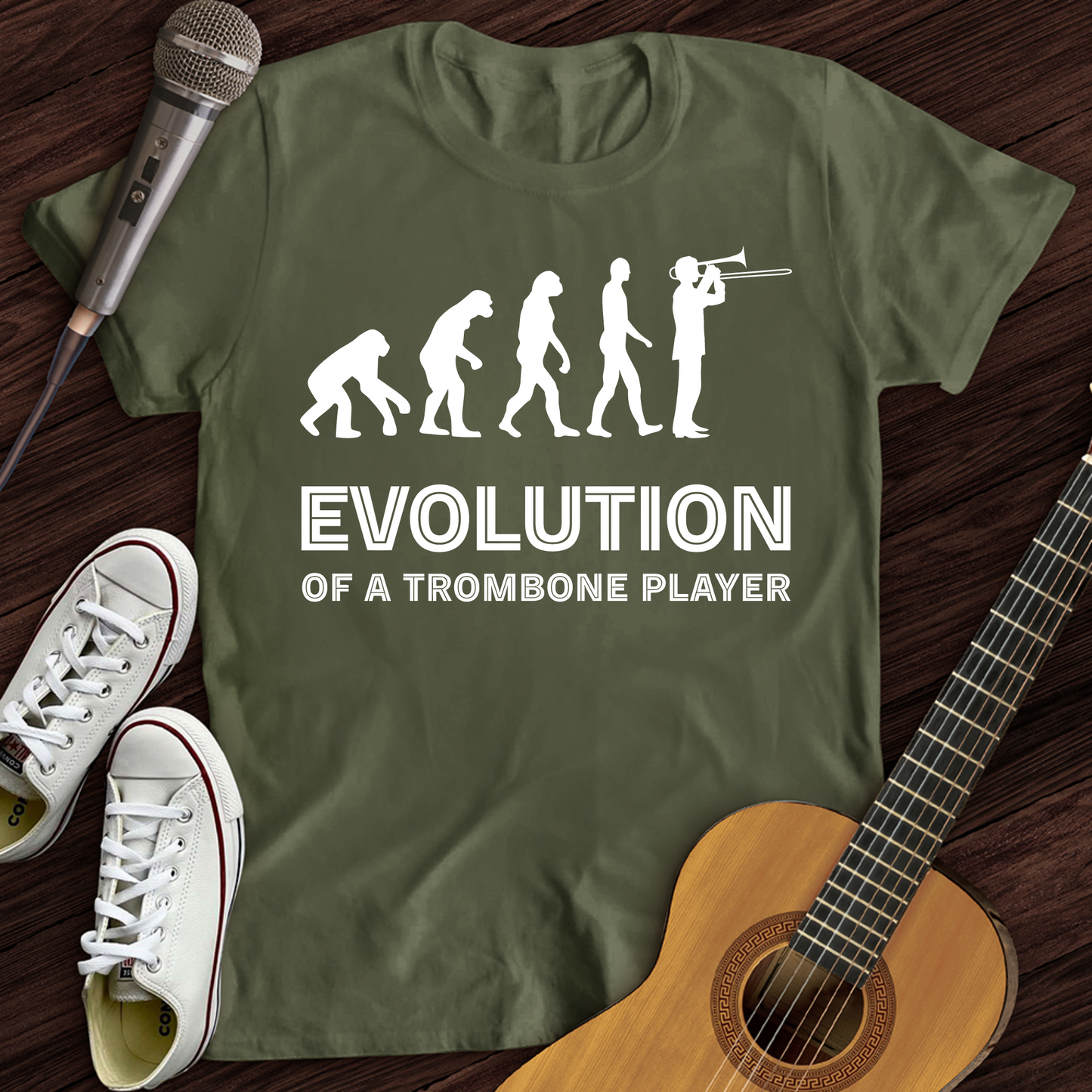 Evolution Of A Trombone Player T-Shirt