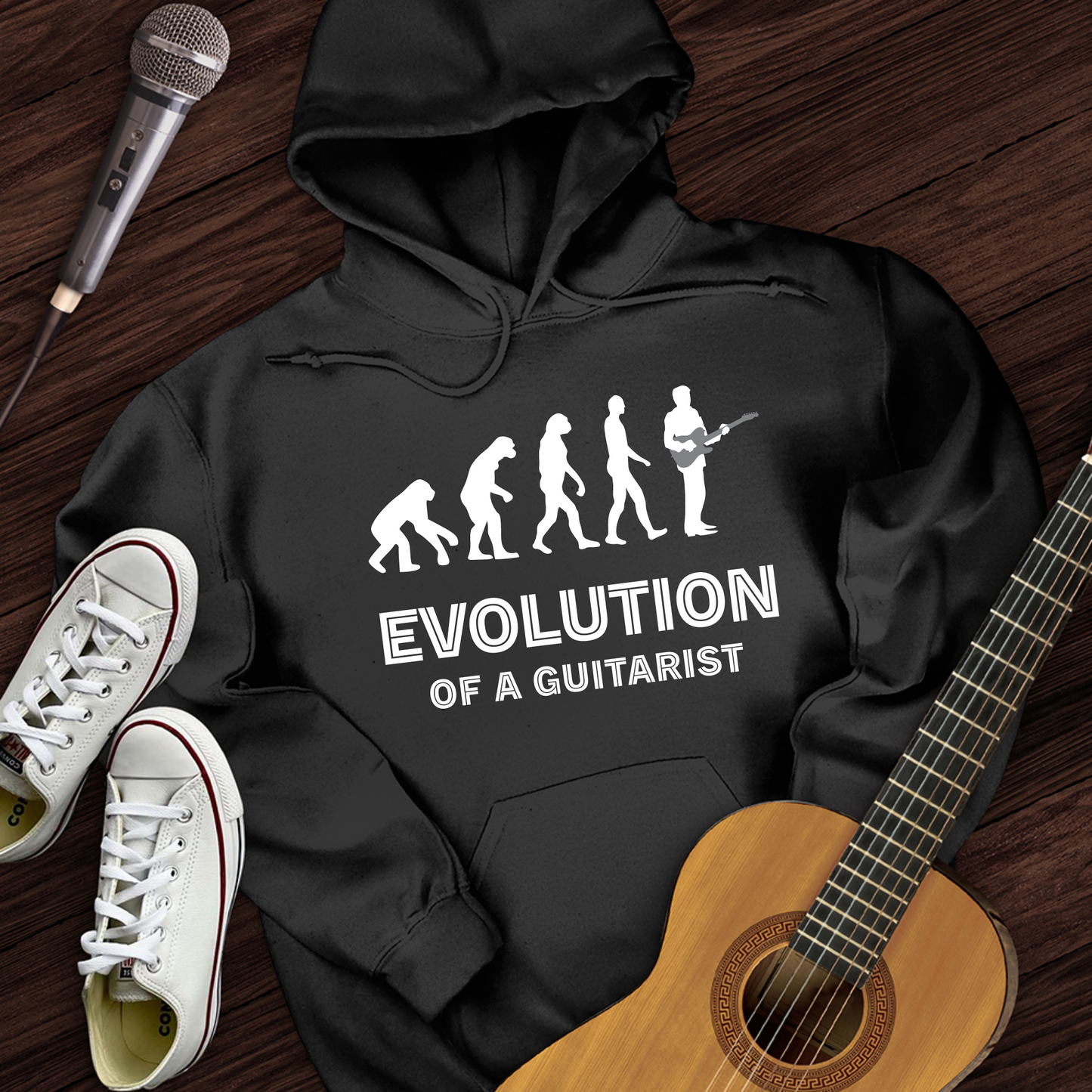 Evolution Of A Guitarist Hoodie