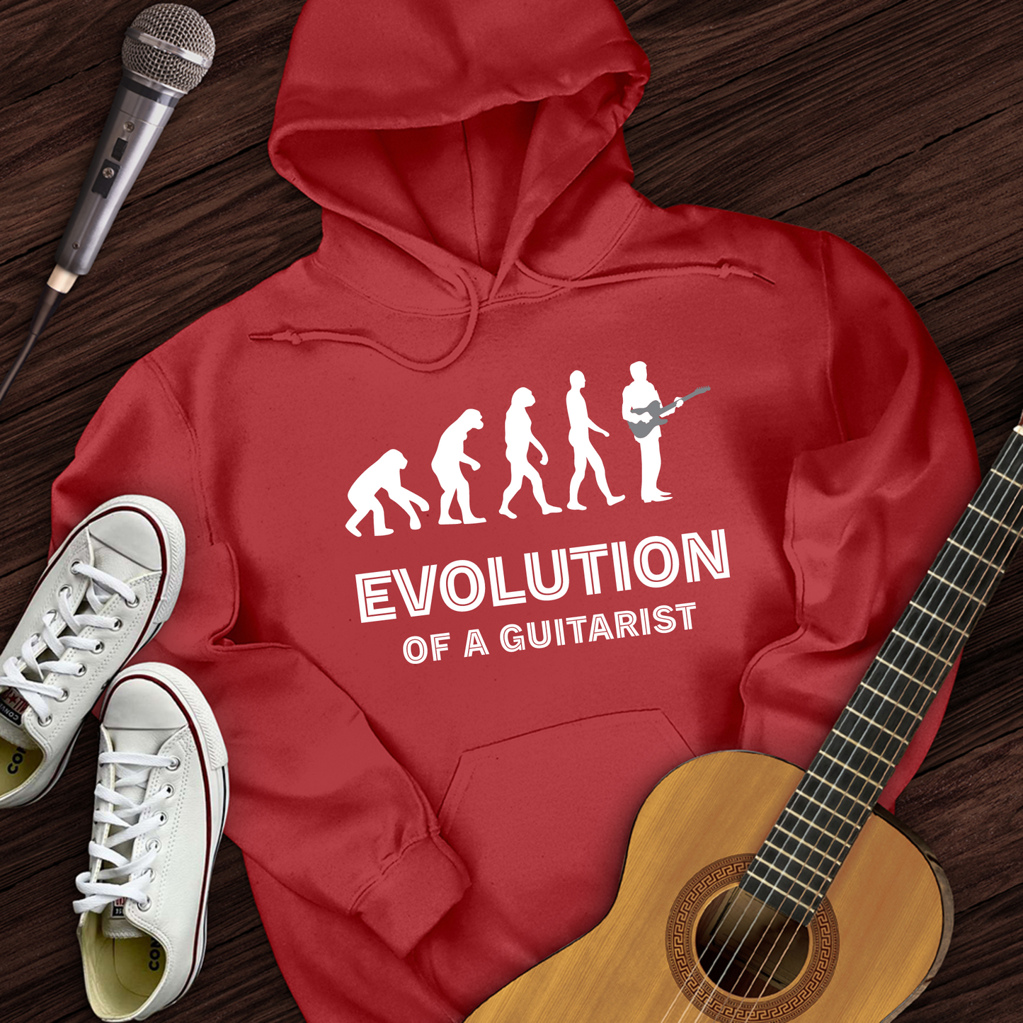 Evolution Of A Guitarist Hoodie