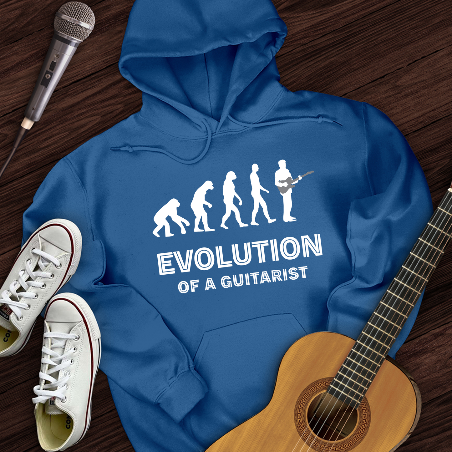 Evolution Of A Guitarist Hoodie