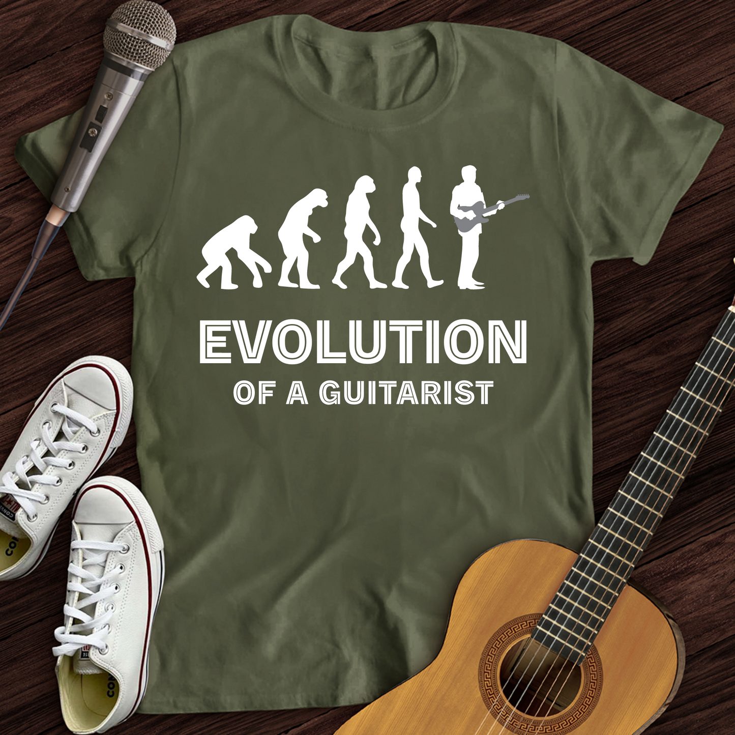 Evolution Of A Guitarist T-Shirt