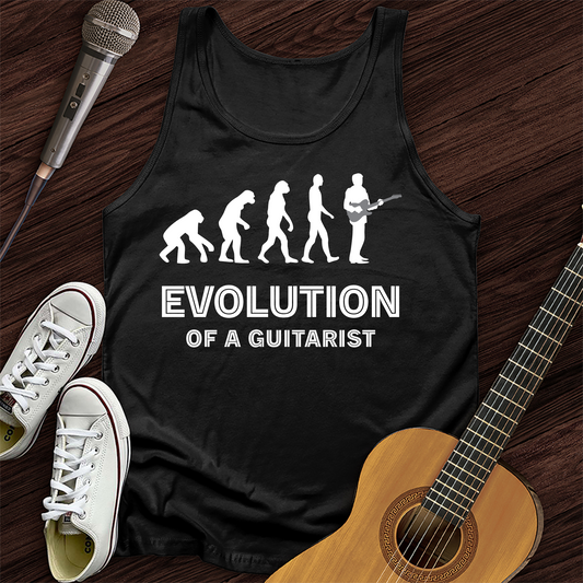 Evolution Of A Guitarist Tank Top