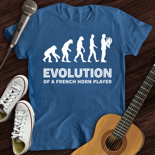 Evolution Of A French Horn Player T-Shirt