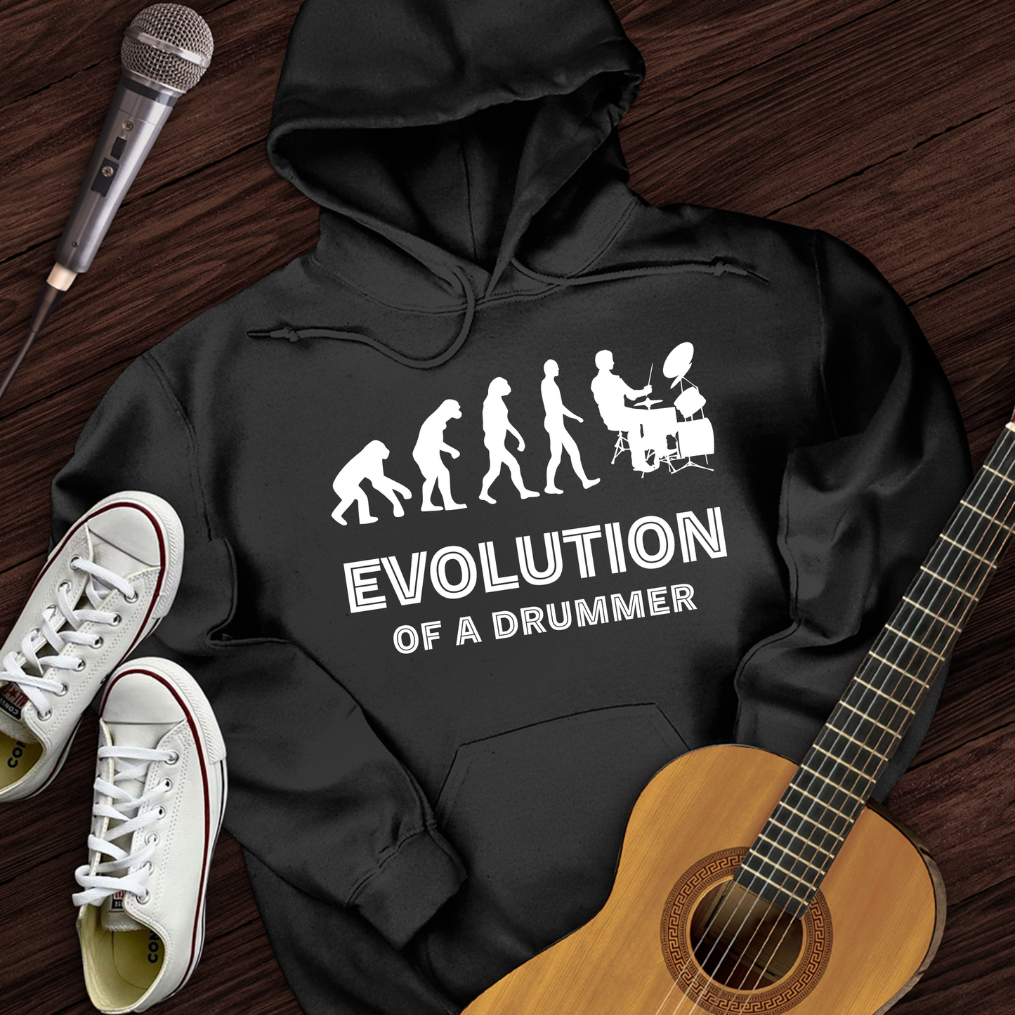 Evolution Of A Drummer Hoodie