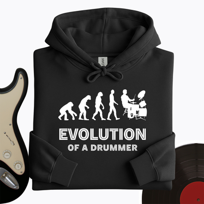Evolution Of A Drummer Hoodie