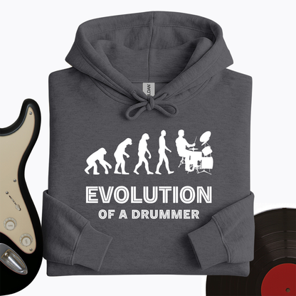 Evolution Of A Drummer Hoodie