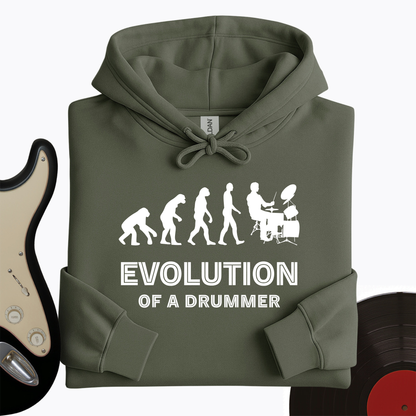 Evolution Of A Drummer Hoodie