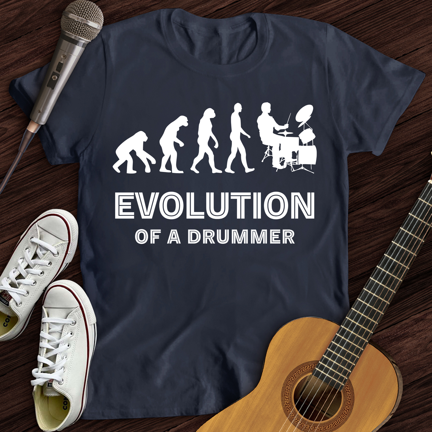 Evolution Of A Drummer T-Shirt