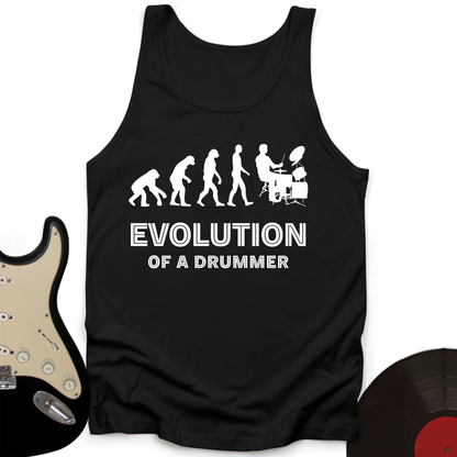 Evolution Of A Drummer Tank Top