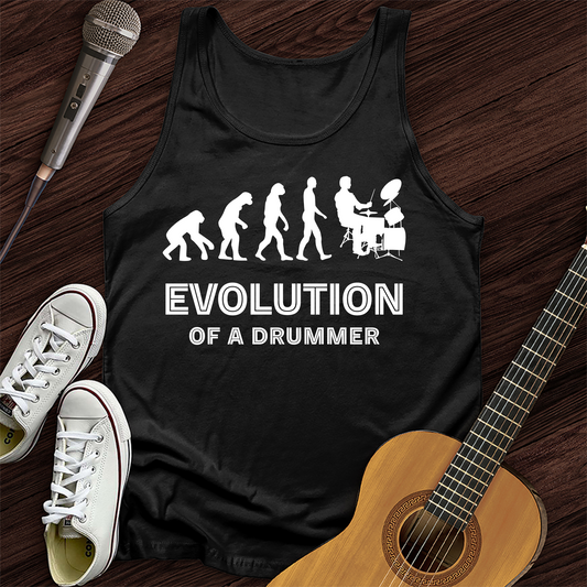 Evolution Of A Drummer Tank Top