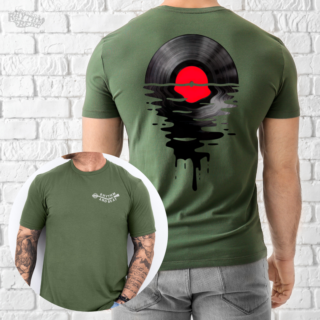 Melting Vinyl Record T-Shirt