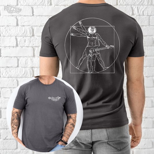 Vitruvian Guitar Player T-Shirt